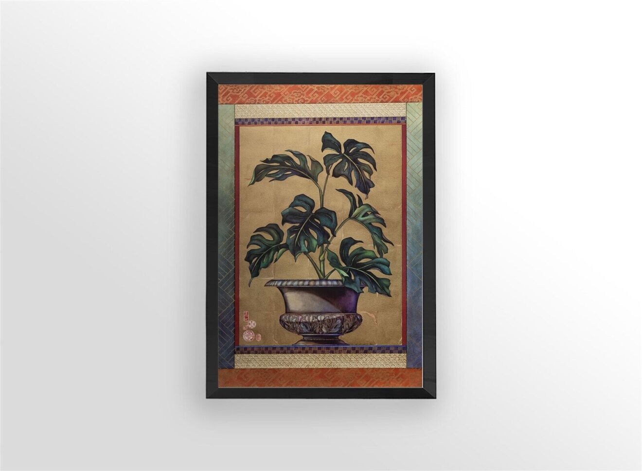 Potted Palm III, by Takata - 24x36 Art Poster Print for Wall, Home Decor - Image 3