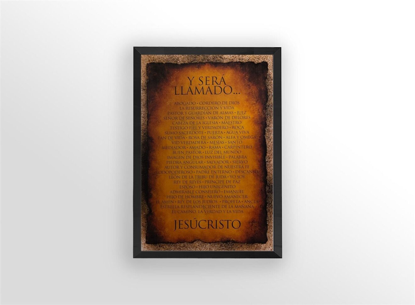 Names of Christ, Spanish - 24x36 Art Poster Print for Wall, Home Decor - Image 3
