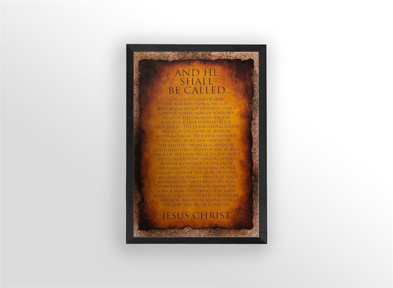 Names of Christ English - 24x36 Art Poster Print for Wall, Home Decor - Image 3