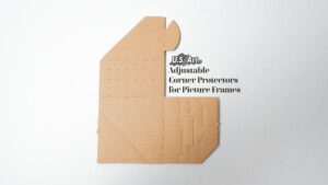 Adjustable Cardboard Corner Protectors for Picture Frames