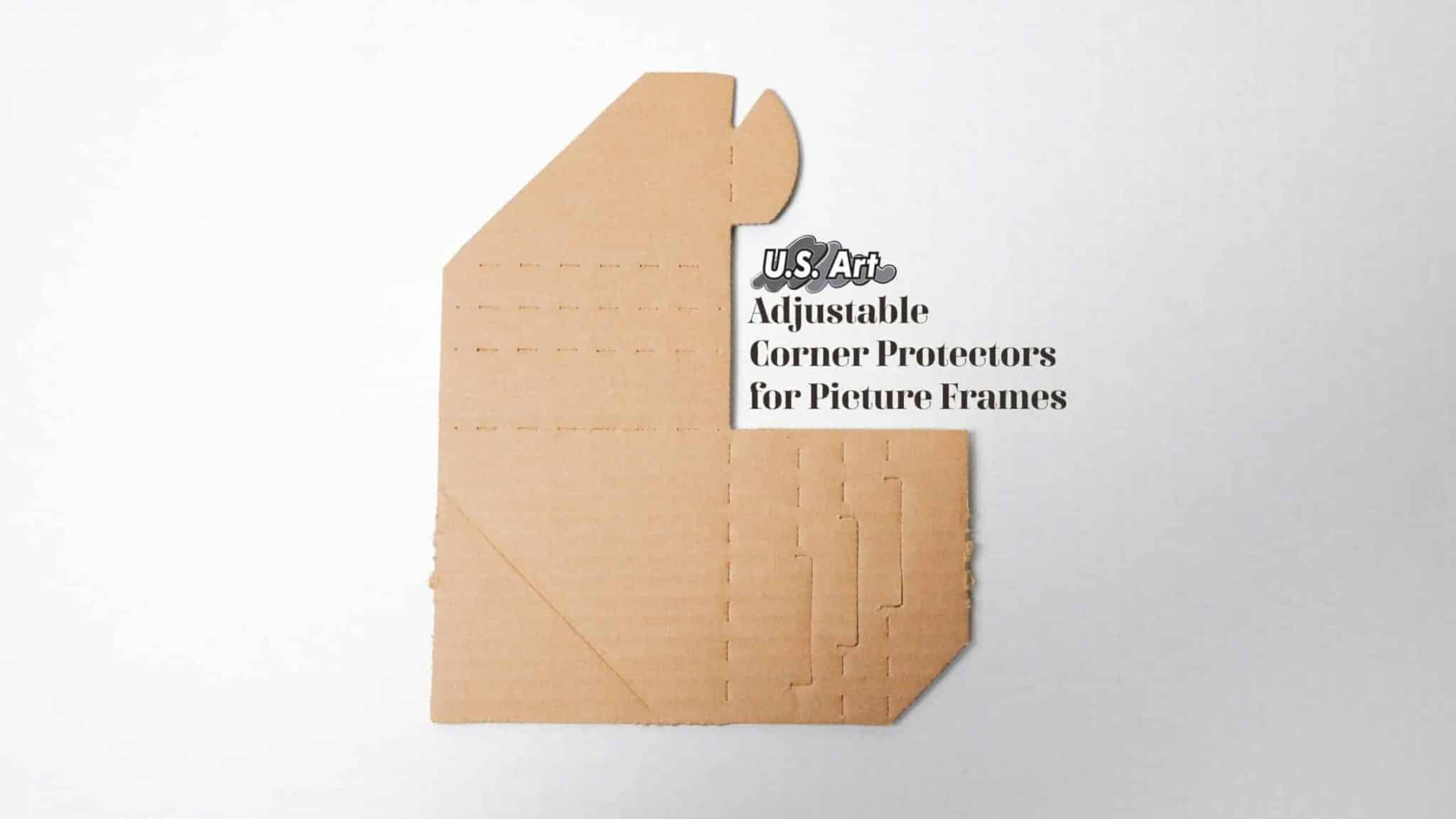 img1 Adjustable Cardboard Corner Protectors for Picture Frames - Image 1