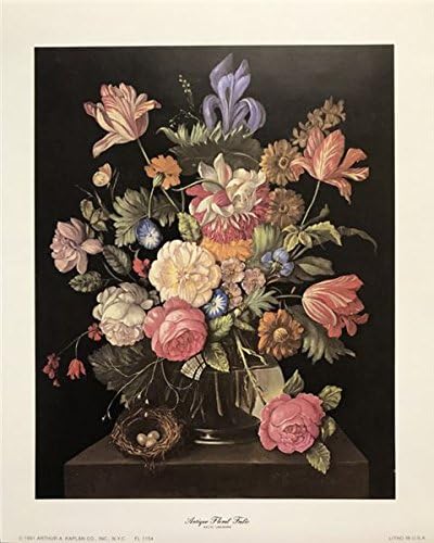 img1 ANTIQUE FLORAL FROTIC - 8x10 Inch - Image 1