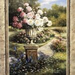 WHITE & PINK ROSES - 8x10 Inch