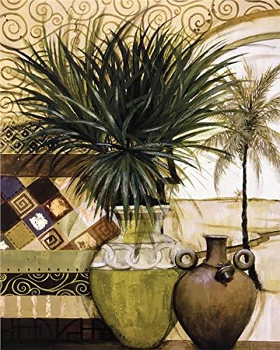 img1 POTTED TUSCANS PALMS I - 8x10 Inch - Image 1