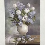 TULIPS IN BLOOM - 8x10 Inch