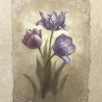 TULIP SCROLL - 8x10 Inch