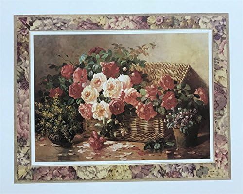 img1 ROSES IN WICKER - 8x10 Inch - Image 1