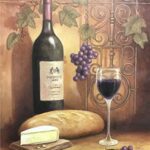 WINE & ITALIAN BREAD II - 8x10 Inch
