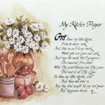 MY KITCHEN PRAYER II - 8x10 Inch