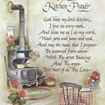 MY KITCHEN PRAYER I - 8x10 Inch