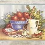 APPLE & MILK - 8x10 Inch