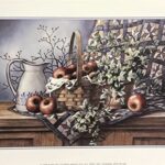 APPLE BASKET ON SHELF I - 8x10 Inch