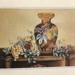 STILL LIFE WITH GRAPES & VASE II - 8x10 Inch