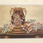 STILL LIFE WITH GRAPES & VASE I - 8x10 Inch