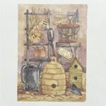 HERB & BEES I - 8x10 Inch