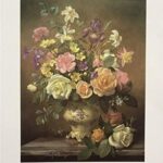 IRIS, NARCISSI & ROSES - 8x10 Inch