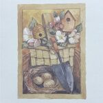 APPLE BLOSSOM BASKET I - 8x10 Inch