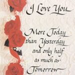 I LOVE YOU II - 8x10 Inch