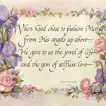 JEWEL MOTHER - 8x10 Inch