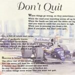 DON'T QUIT III - 8x10 Inch