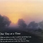 ONE DAY AT A TIME - 8x10 Inch