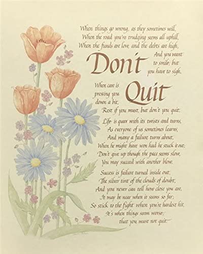 img1 DON'T QUIT II - 8x10 Inch - Image 1