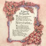 A LEGEND OF THE DOGWOODS TREE - 8x10 Inch