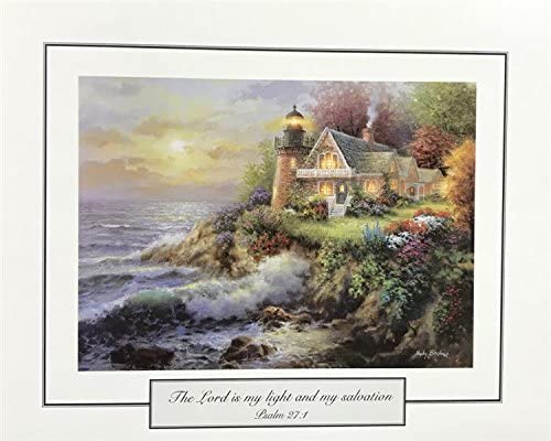 img1 THE LORD IS MY LIGHT & MY SALVATION - 8x10 Inch - Image 1