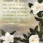 PRAYER OF JABEZ ( CHRONICLES 4:10 ) - 8x10 Inch