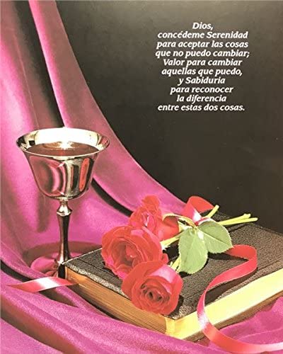 img1 DIOS, CONCEDEME SERENIDAD ( SERENITY PRAYER ), Spanish Version - 8x10 Inch - Image 1