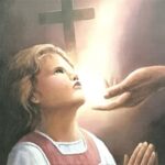 GIRL PRAYING - 8x10 Inch