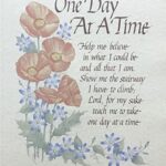 ONE DAY AT A TIME - 8x10 Inch