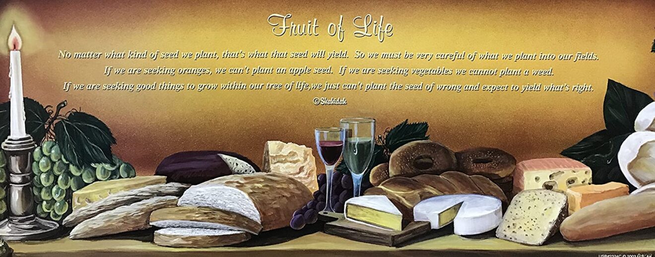 img1 FRUIT OF LIFE II - 8x20 Inch - Image 1