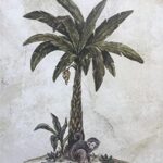 MONKEY & PALM II - 8x10 Inch