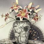 GREY MARBLE VASE - 8x10 Inch