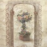 TROPIARY WITH COLUMNS - 8x10 Inch