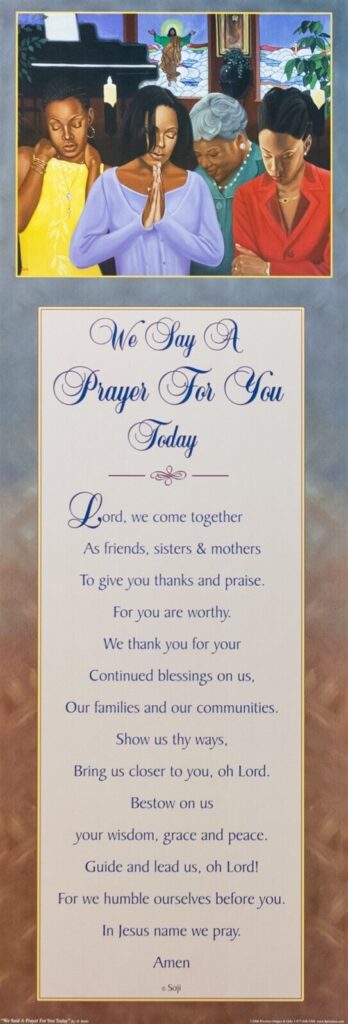 We Said a Prayer For You Today, by Henry Lee Battle - 12x36 Art Poster Print for Wall, Home Decor - Image 2