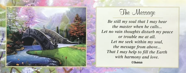 THE MESSAGE II - 8x20 Inch