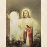 BEHOLD, I STAND AT THE DOOR & KNOCK - 8x10 Inch