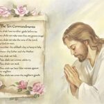 THE TEN COMMANDMENTS - 8x10 Inch