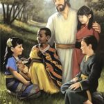 JESUS WITH CHILDREN - 8x10 Inch
