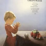 CHILD'S PRAYER - 8x10 Inch