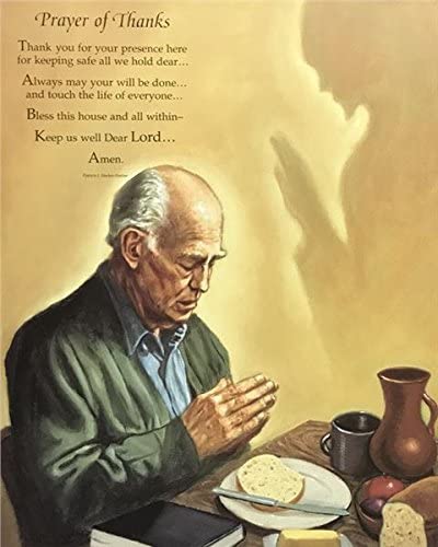 img60 PRAYER OF THANKS - 8x10 Inch - Image 1