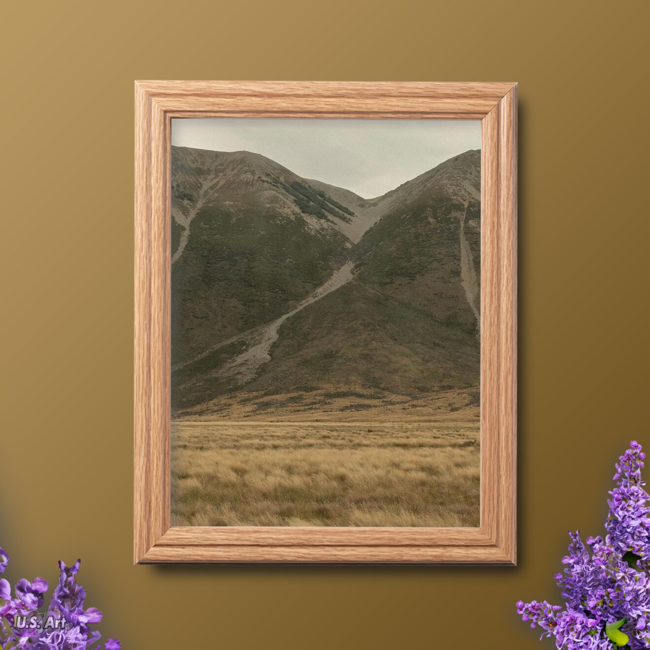 _75 Oak_3 Oak .75" Solid Wood Picture Frame - Image 3