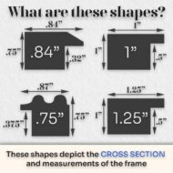 Vintage Rustic Bronze 8x10 Frame Matted to 5x7 for Wall Solid Wood Picture Frame with UV Blocking Plexiglass and Preinstalled Hangers - Image 9