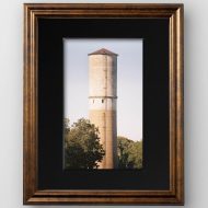 Vintage Rustic Bronze 8x10 Frame Matted to 5x7 for Wall Solid Wood Picture Frame with UV Blocking Plexiglass and Preinstalled Hangers - Image 2