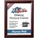 Cherry .84" Beveled Solid Wood Picture Frame
