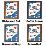 Wooden Frame for Puzzles Handmade Picture Frames in 10+ Colors for Wall Art with UV-Blocking Plexiglass and Preinstalled Hangers USA Made - Image 4