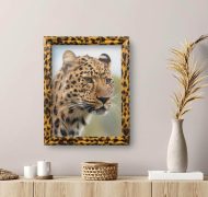 Leopard Print .75" Solid Wood Picture Frame - Image 4