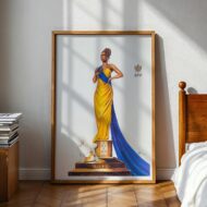 Sigma Gamma Rho 1922 Sorority Art Print, "Elegance" by Kevin A Williams (WAK), 24x36, 22x28 Sigma Poster for Wall, Gifts for Sorority Sister